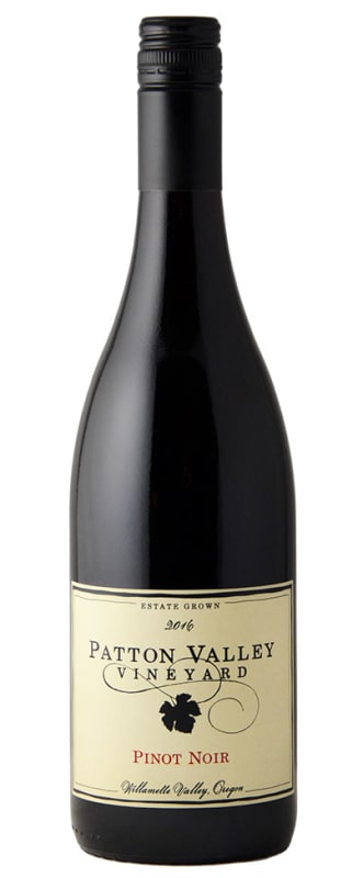 Patton Valley Willamette Valley Pinot Noir 2016 Front Bottle Shot