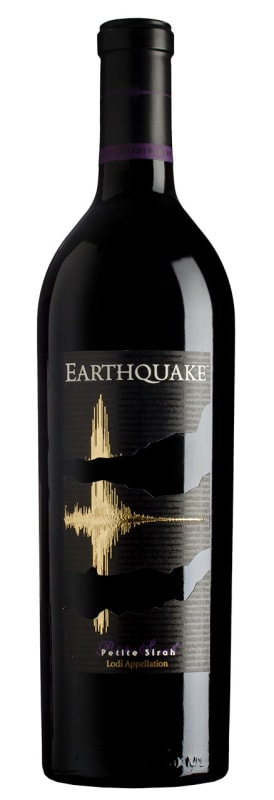 Michael David Winery Earthquake Petite Sirah 2015 Front Bottle Shot