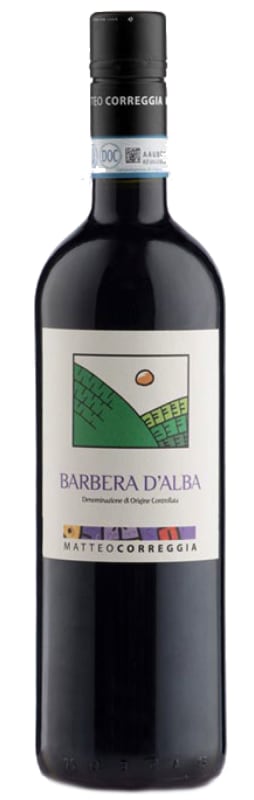 Matteo Correggia Barbera d'Alba 2015 Front Bottle Shot