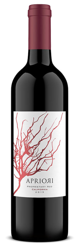 Apriori Cellar Proprietary Red 2015 Front Bottle Shot