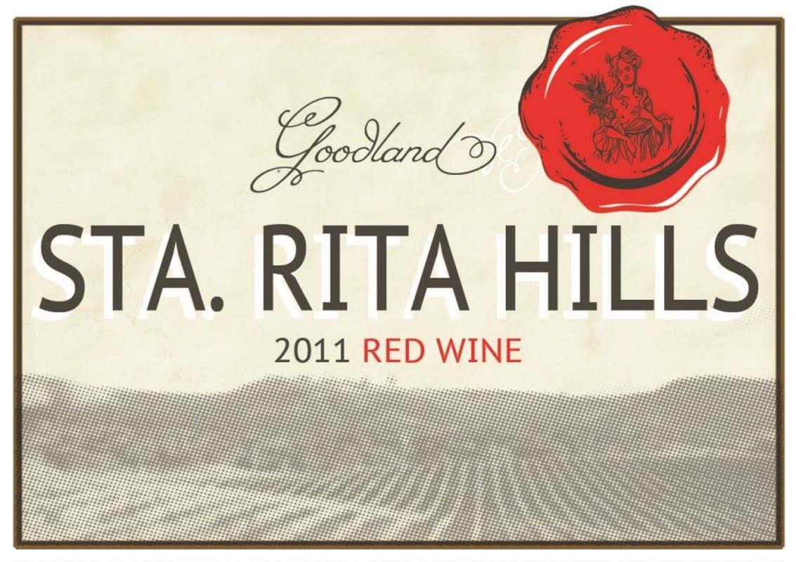 Goodland Wines Red 2011 Front Label