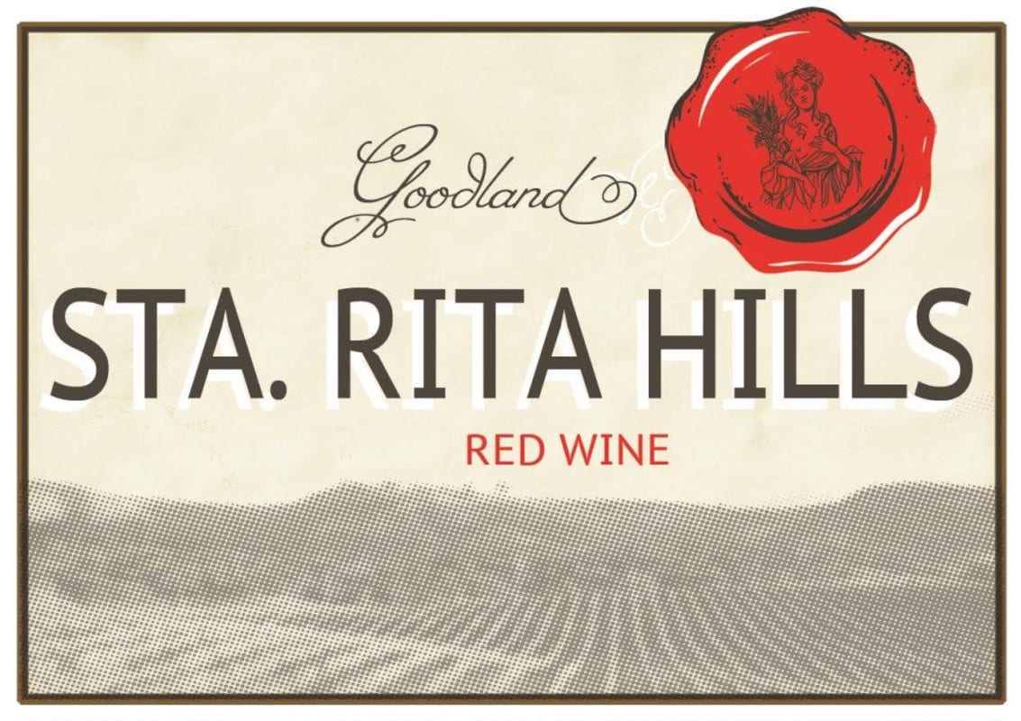 Goodland Wines Red 2014 Front Label