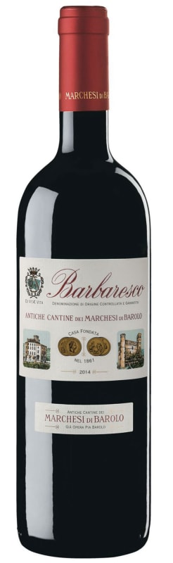 Marchesi di Barolo Barbaresco Tradizione 2014 Front Bottle Shot