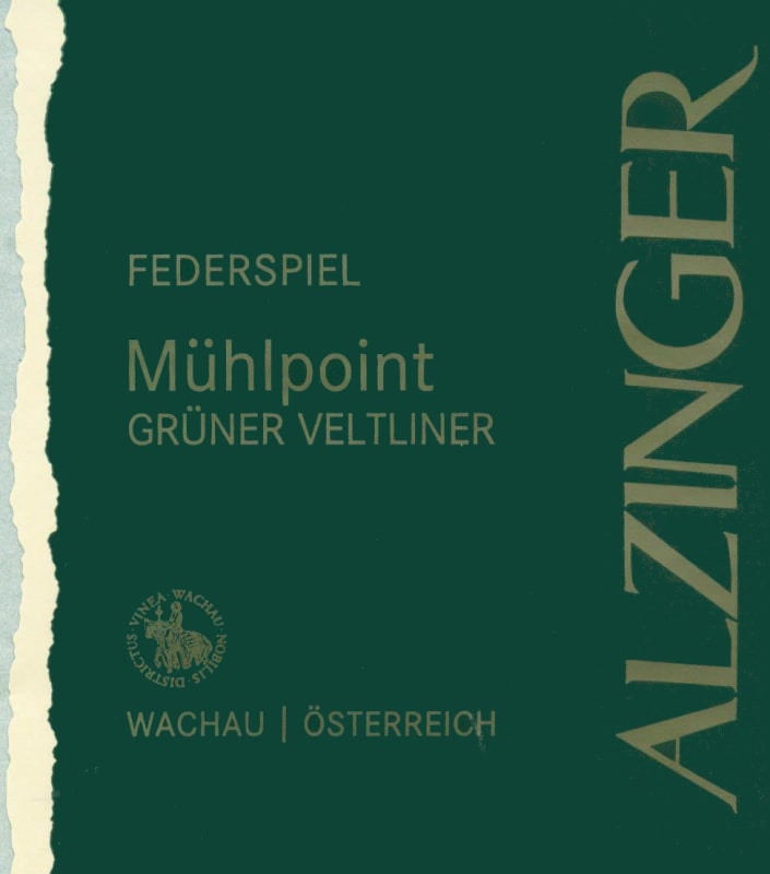 Weingut Alzinger Muhlpoint Federspiel Gruner Veltliner 2015 Front Label
