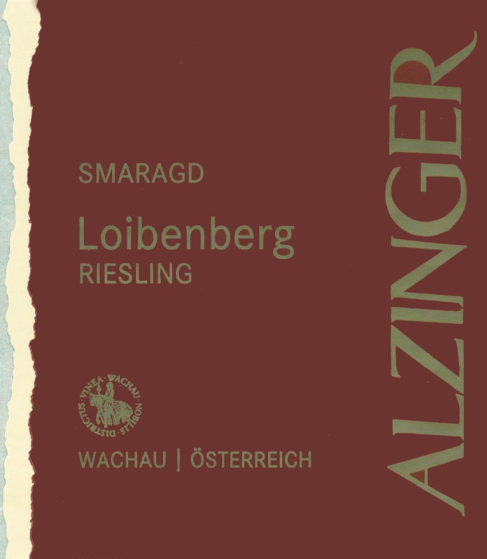 Weingut Alzinger Loibenberg Smaragd Riesling 2015 Front Label