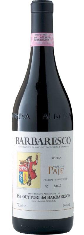 Produttori del Barbaresco Barbaresco Paje Riserva 2013 Front Bottle Shot