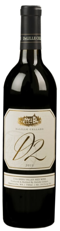 DeLille D2 Estate Red 2015 Front Bottle Shot