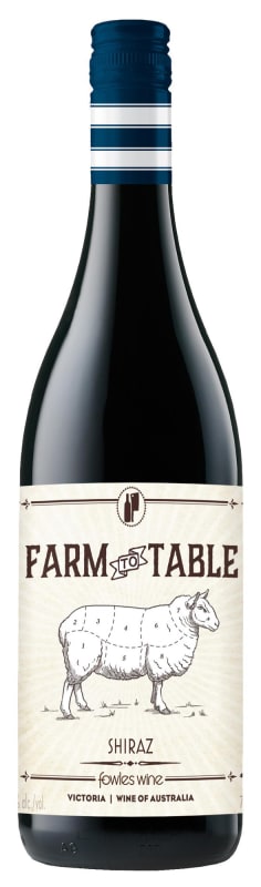 Fowles Wine Farm to Table Shiraz 2016 Front Bottle Shot