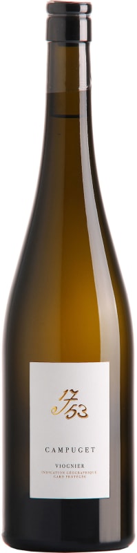 Chateau de Campuget 1753 Viognier 2015 Front Bottle Shot