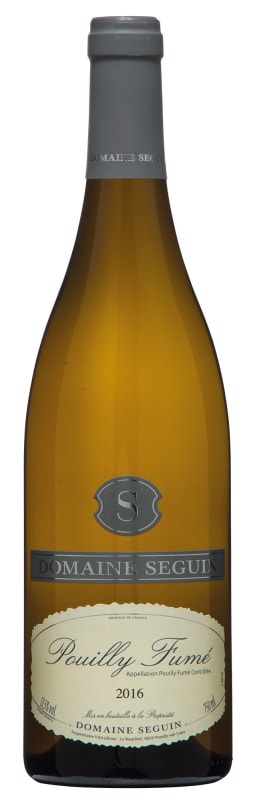Domaine Seguin Pouilly Fume 2016 Front Bottle Shot