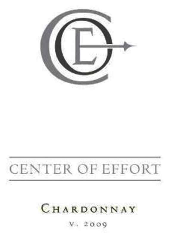 Center of Effort Edna Valley Chardonnay 2009 Front Label