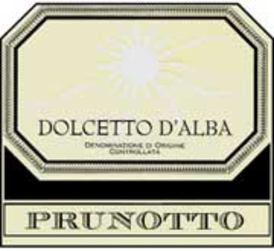 Prunotto Dolcetto d'Alba 2000 Front Label