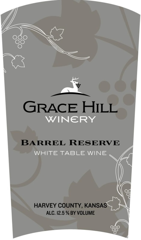 Grace Hill Winery Barrel Reserve White 2013 Front Label