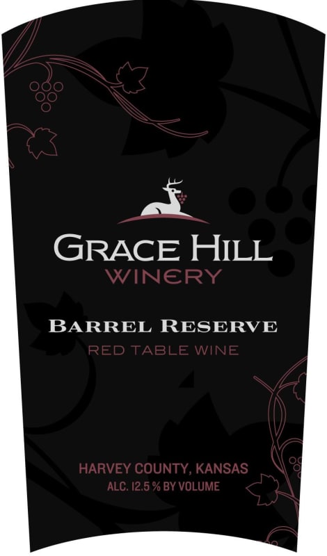 Grace Hill Winery Barrel Reserve Red 2013 Front Label