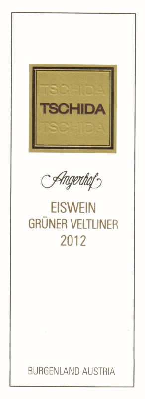 Weingut Angerhof Tschida Eiswein Gruner Veltliner 2012 Front Label
