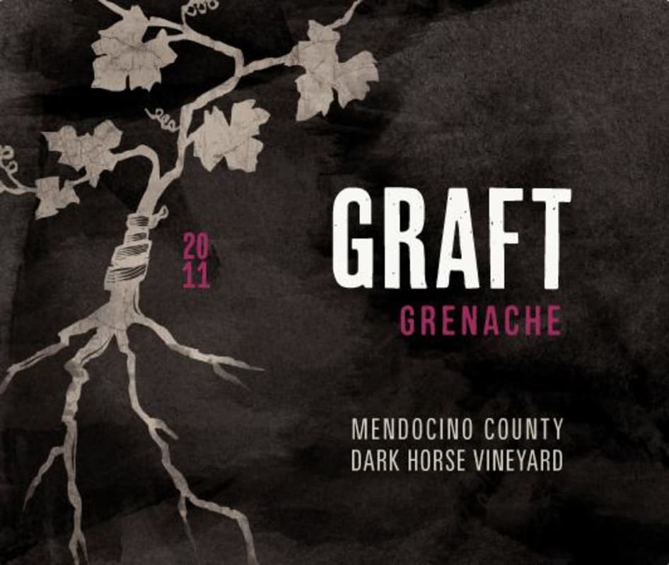 Graft Wines Dark Horse Vineyard Grenache 2011 Front Label