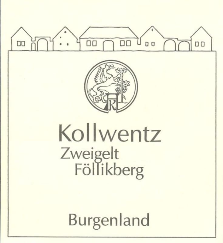 Weingut Anton Kollwentz Follikberg Zweigelt 2015 Front Label
