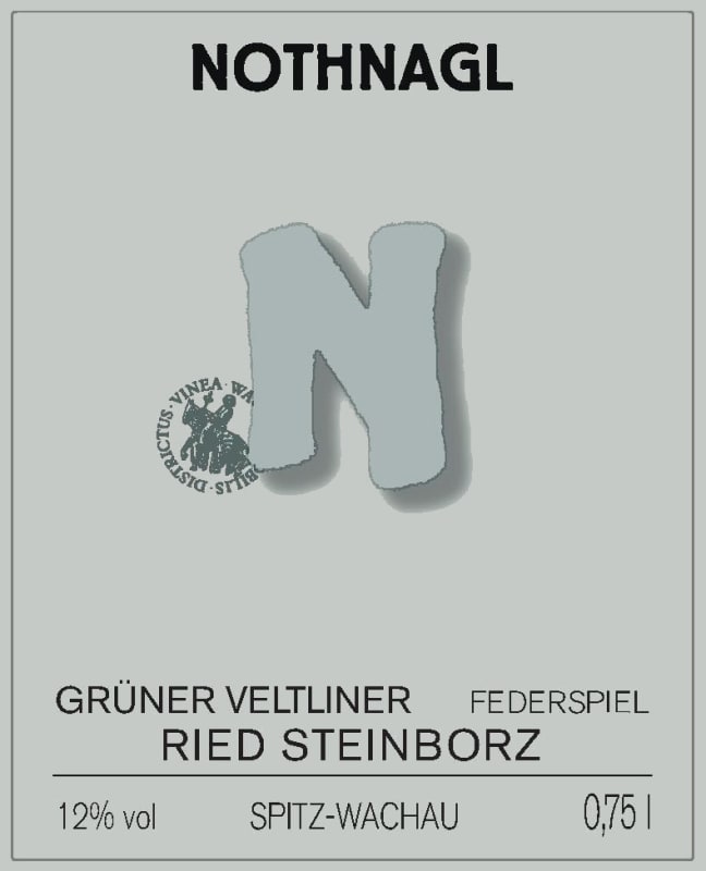 Weingut Anton Nothnagl Steinborz Federspiel Gruner Veltliner 2015 Front Label