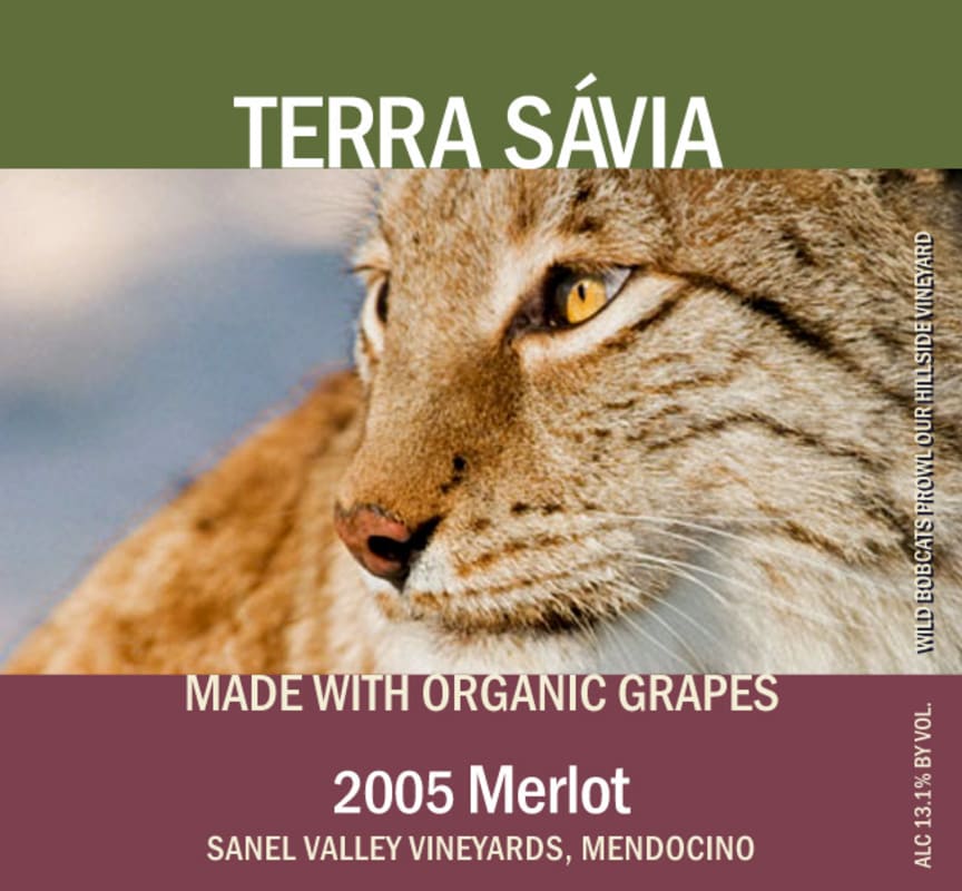 Terra Savia Merlot 2005 Front Label