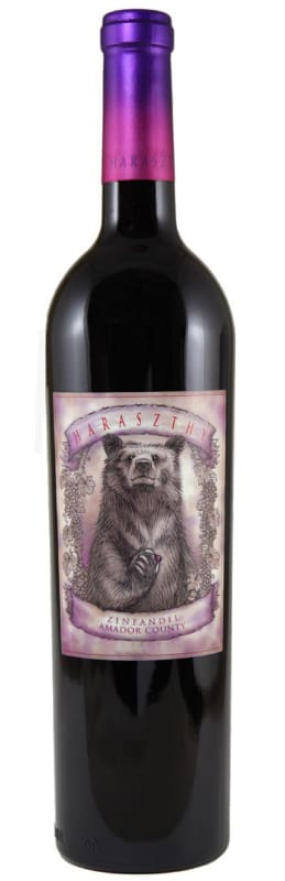 Haraszthy Family Cellars Amador County Zinfandel 2016 Front Bottle Shot