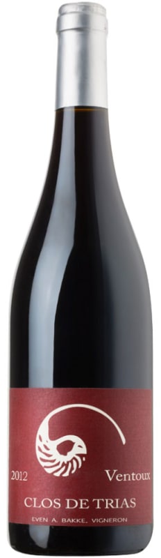 Clos de Trias Ventoux Rouge 2012 Front Bottle Shot