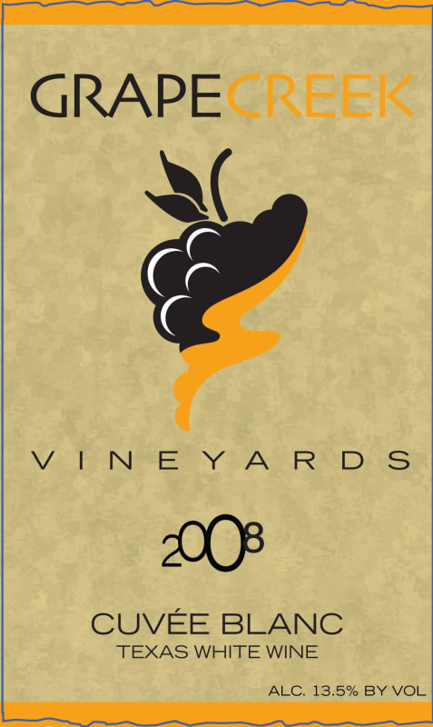 Grape Creek Vineyard Cuvee Blanc 2008 Front Label