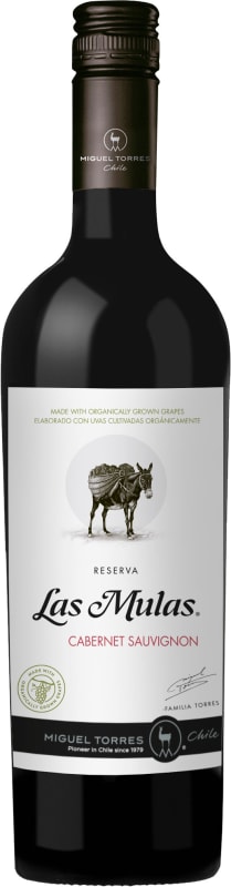 Miguel Torres Las Mulas Cabernet Sauvignon Reserva 2016 Front Bottle Shot
