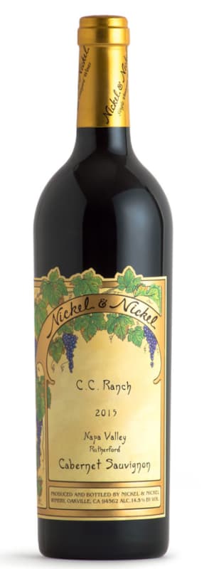 Nickel & Nickel C.C. Ranch Cabernet Sauvignon 2015 Front Bottle Shot