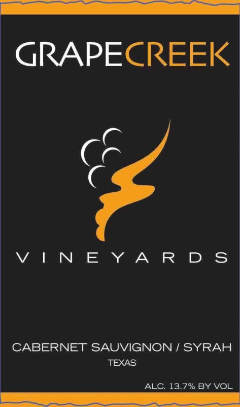 Grape Creek Vineyard Cabernet Sauvignon/Syrah 2012 Front Label