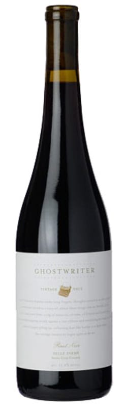 Ghostwriter Belle Farms Pinot Noir 2011 Front Bottle Shot