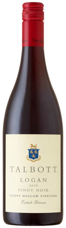 Talbott Logan Pinot Noir 2016 Front Bottle Shot
