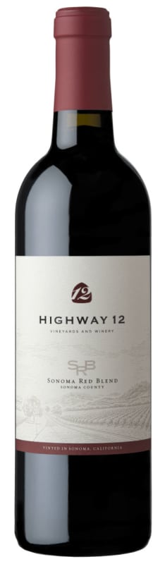 Highway 12 Sonoma Red Blend 2016 Front Bottle Shot