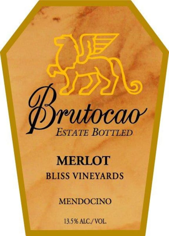 Brutocao Bliss Vineyards Merlot 2006 Front Label