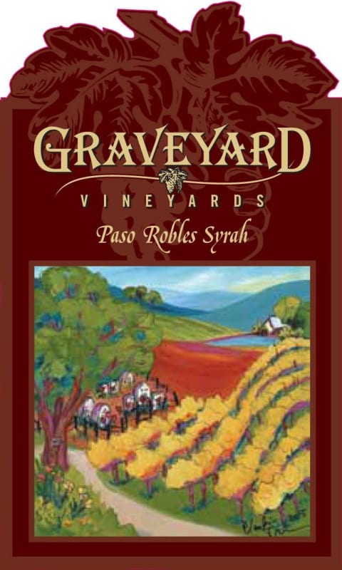 Graveyard Vineyards Syrah 2012 Front Label