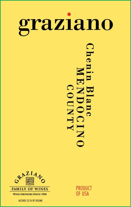 Graziano Chenin Blanc 2014 Front Label