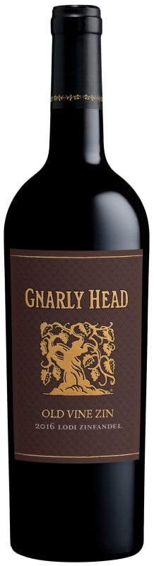 Gnarly Head Old Vine Zinfandel 2016 Front Bottle Shot