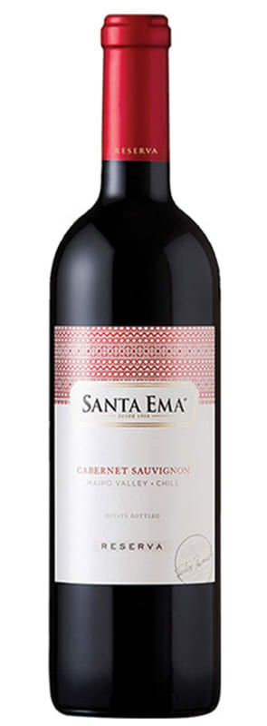 Santa Ema Reserva Cabernet Sauvignon 2016 Front Bottle Shot