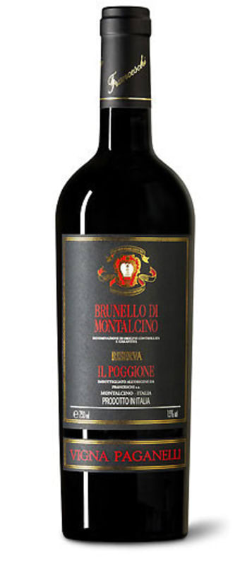 Il Poggione Brunello di Montalcino Riserva Vigna Paganelli 2012 Front Bottle Shot
