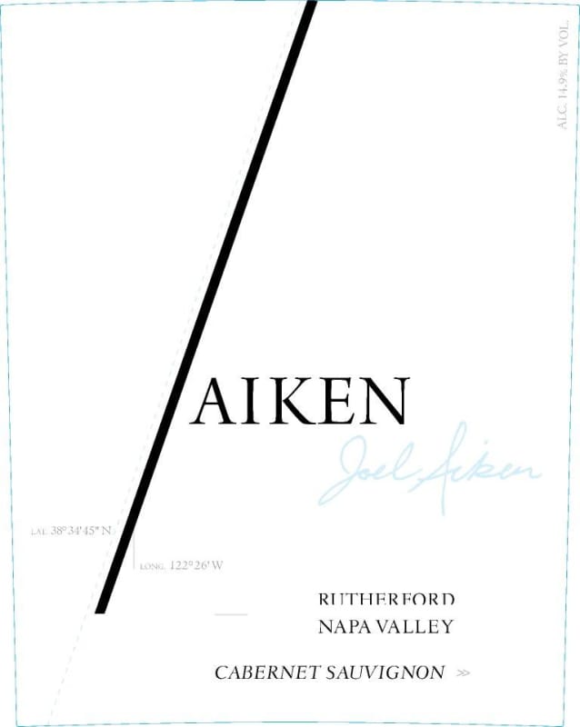Aiken Rutherford Cabernet Sauvignon 2012 Front Label