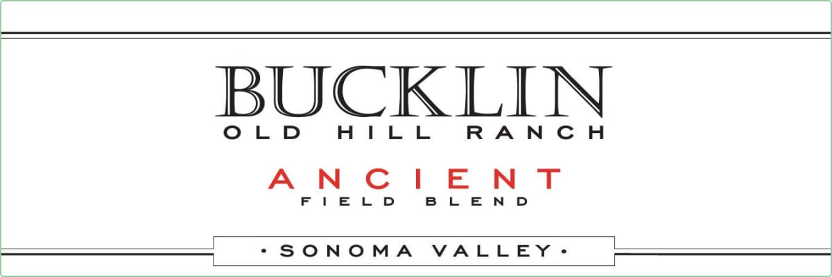 Bucklin Old Hill Ranch Ancient Field Blend 2013 Front Label