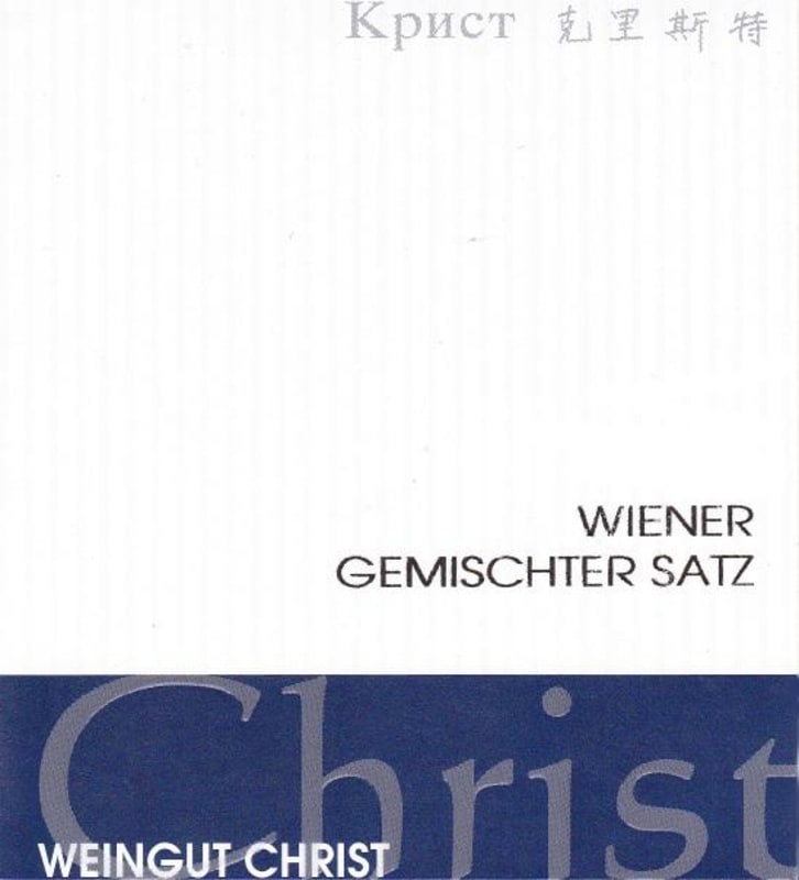 Weingut Christ - Wien Gemischter Satz 2012 Front Label