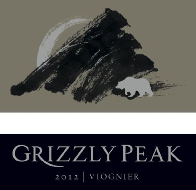 Grizzly Peak Winery Viognier 2012 Front Label