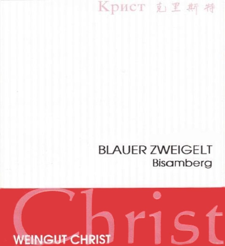 Weingut Christ - Wien Bisamberg Blauer Zweigelt 2010 Front Label