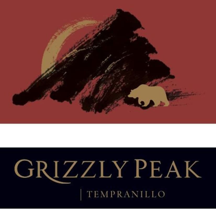 Grizzly Peak Winery Tempranillo 2013 Front Label