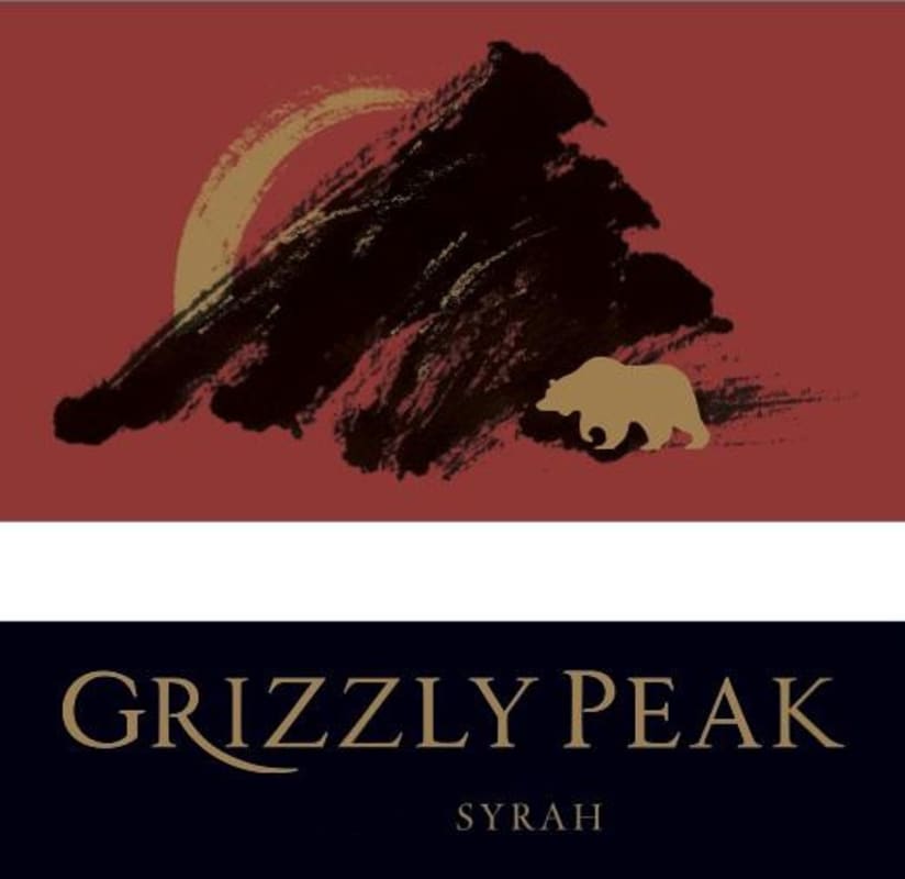 Grizzly Peak Winery Syrah 2013 Front Label