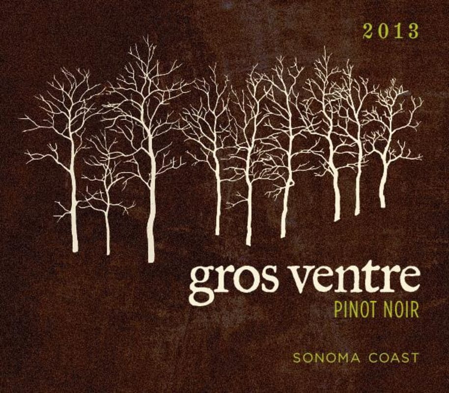 Gros Ventre Cellars Pinot Noir 2013 Front Label