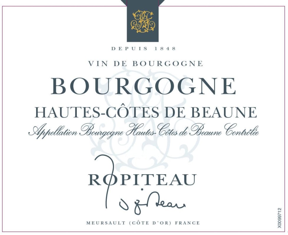 Caves Ropiteau Freres Bourgogne Hautes-Cotes de Beaune 2013 Front Label