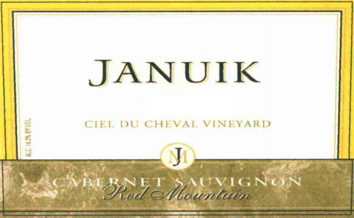 Januik Winery Ciel du Cheval Vineyard Cabernet Sauvignon 2007 Front Label
