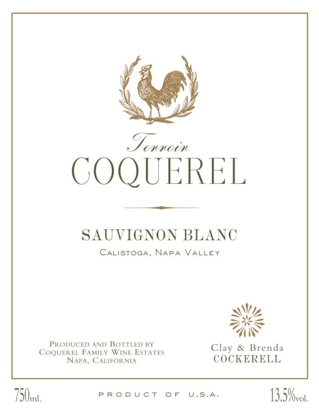 Coquerel Wines Sauvignon Blanc 2015 Front Label