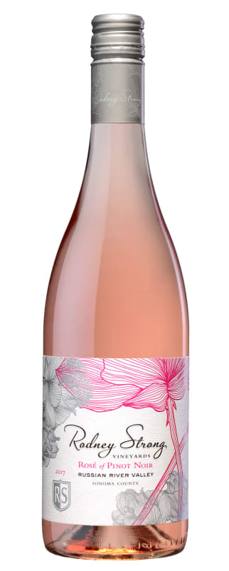 Rodney Strong Rose of Pinot Noir 2017 Front Bottle Shot